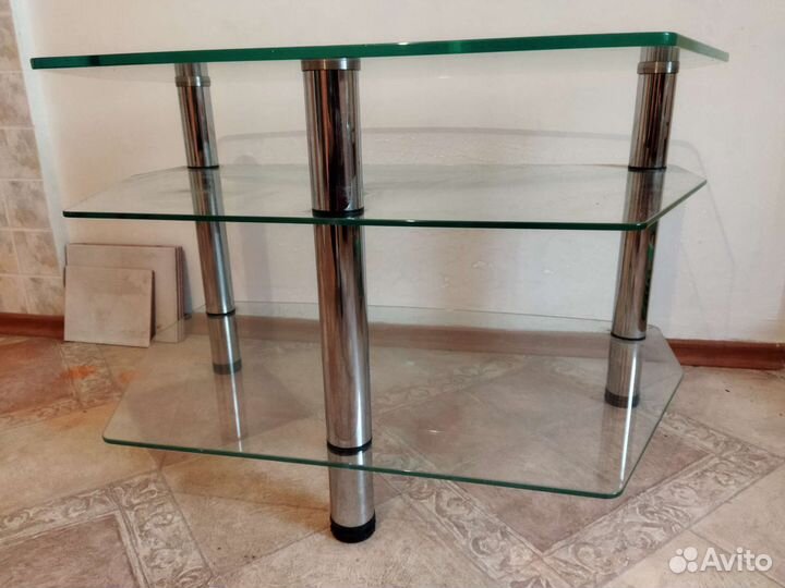Стеклянная тумба