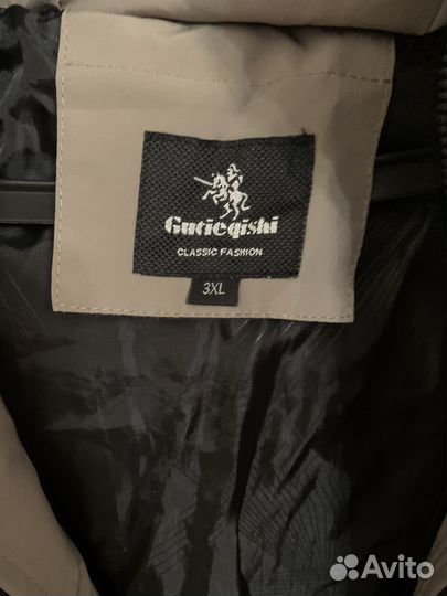 Куртка пуховик мужская 52 54 бу