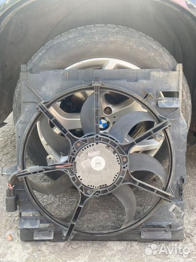 Вентилятор охлаждения bmw x5 e70 M57 3.0 diesel