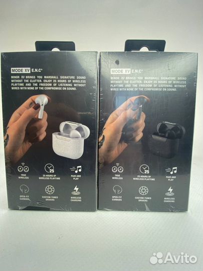 Marshall Mode XV E.N.C чёрные/белые