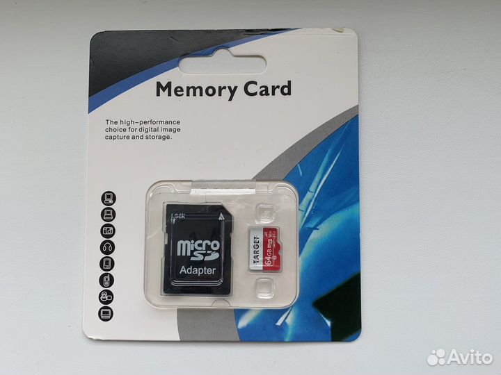 Карта памяти MicroSD 64gb