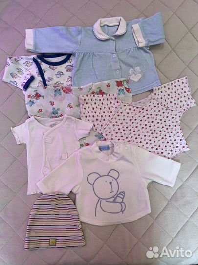 Много вещей от 1 до 3х месяцев/ пакетом