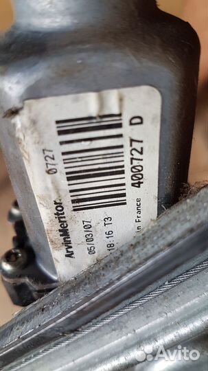 Стеклоподъемник задней правой двери renault logan