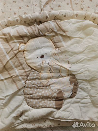 Бортики в кроватку+балдахин