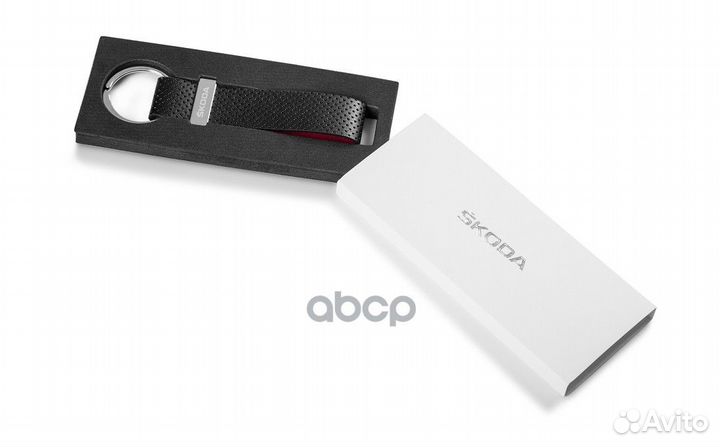 Брелок skoda RS (черный) 5E0087013 VAG