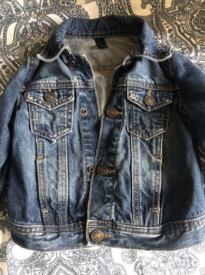 Куртка джинсовая детская benetton (р-р74-82)