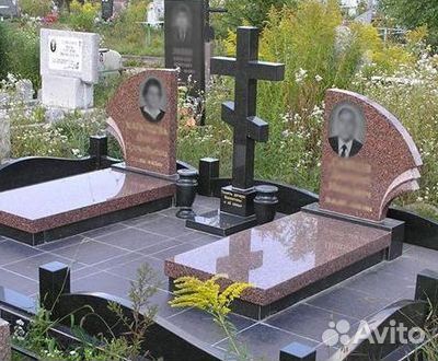 Установка памятника на кладбище