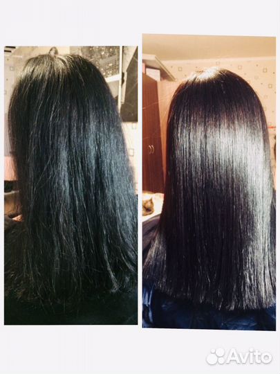 Кератиновое выпрямление и ботокс волос