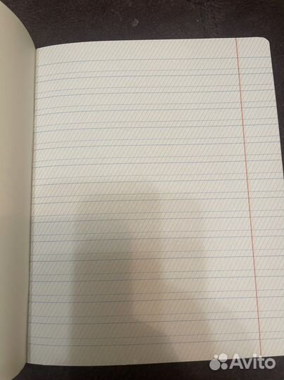 Тетрадь в две линии с частым наклоном, 12 листов