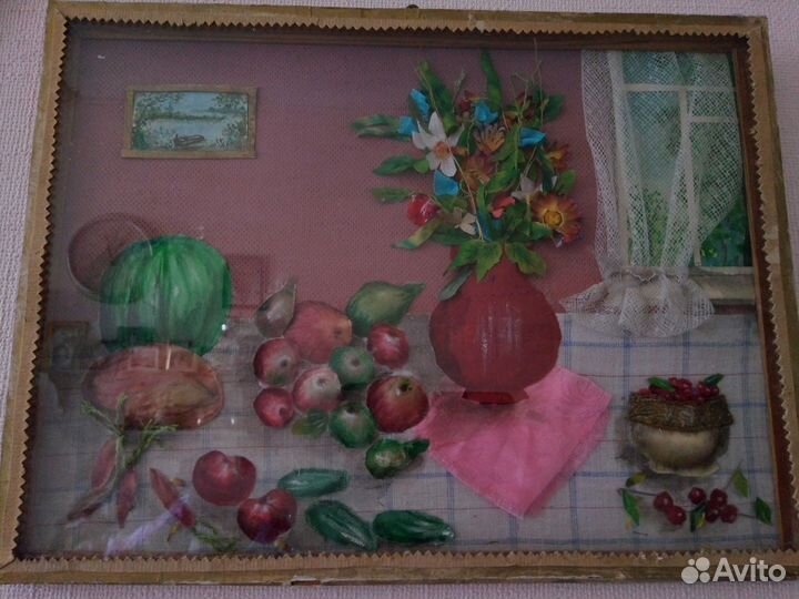 Картина коллаж натюрморт худ.Мариинского театра