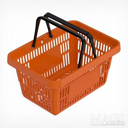 Корзина покупательская усиленная пластиковая 3
