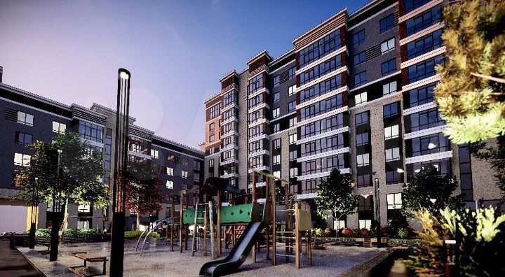 2-к. квартира, 47,7 м², 2/6 эт.