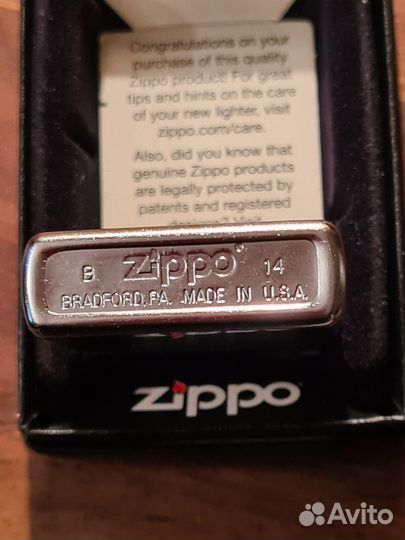 Zippo. Кровавый след. 14 г. Коллекционная. Новая