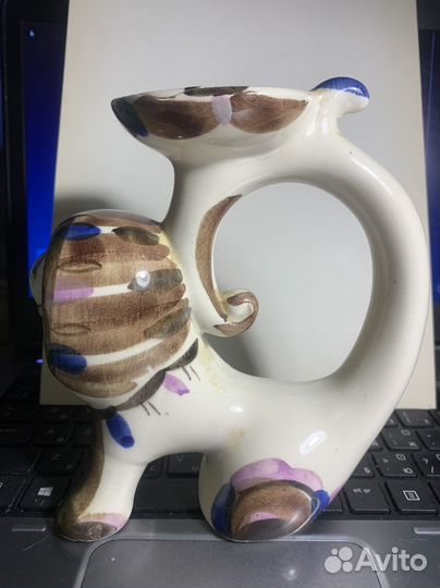 Подсвечник Лев зик.Без сколов