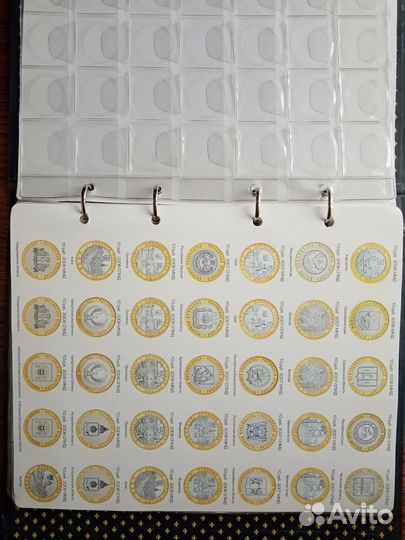 Альбом с листами для монет российской федерации