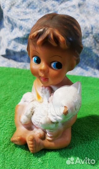 Ребенок с котенком СССР