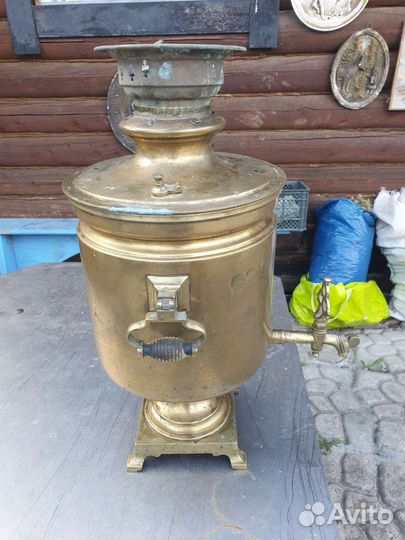 Самовар старинный Ленчиков и Зимин