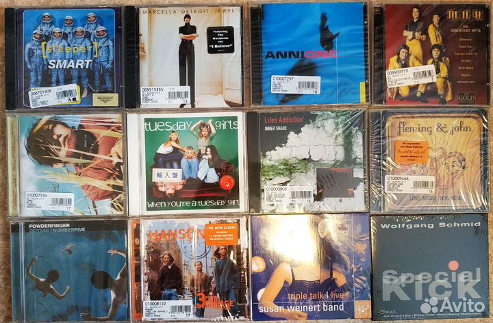 CD фирменные запечатанные Rock Jazz House Hip-hop