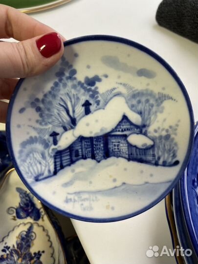 Гжель ручная роспись