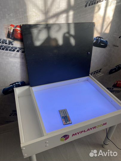 Детский столик для песка светящийся