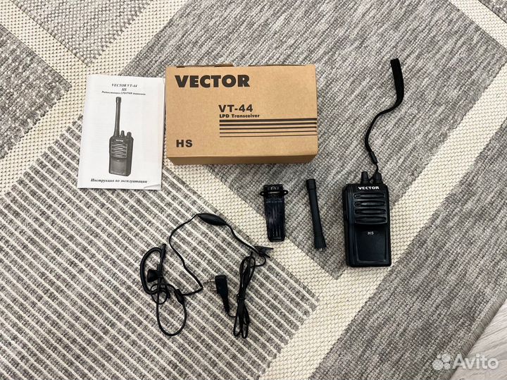 Рация vector vt 44 military