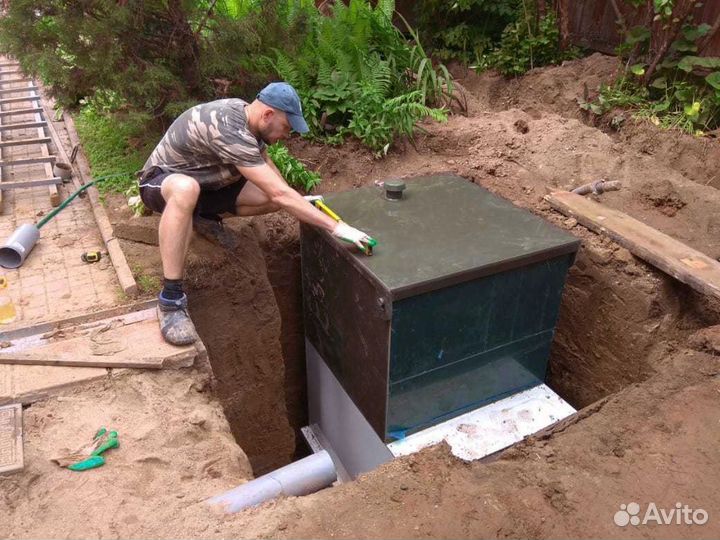 Септик био Астра 4 с переливом