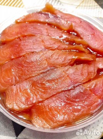 Кета в масле (малосольная)