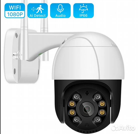 Камера видеонаблюдения на телефон поворотная 3 Мп