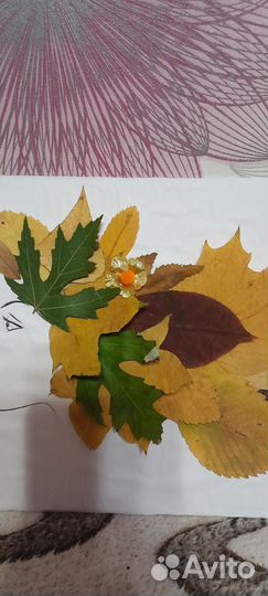 Осенняя поделка из природных материалов