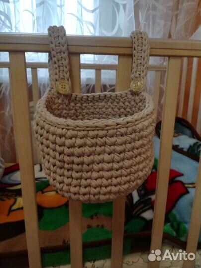 Корзинка на детскую кроватку