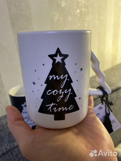 Кружка керамическая, новая