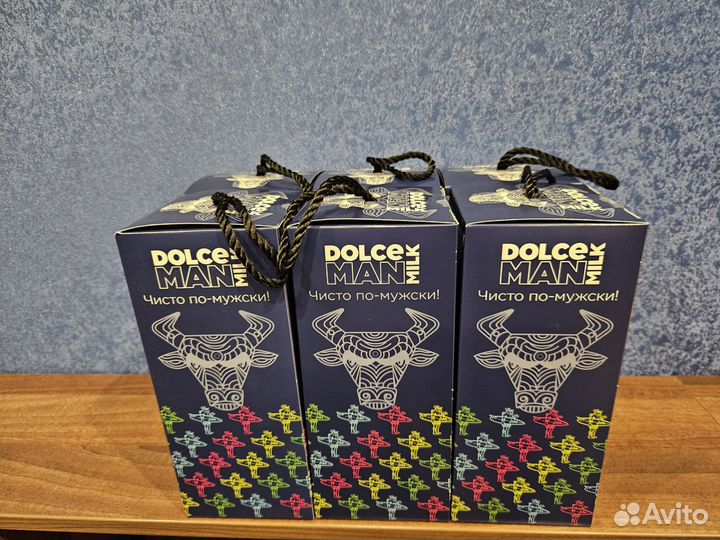 Dolce milk набор мужской гель 460мл+ мочалка д/душ