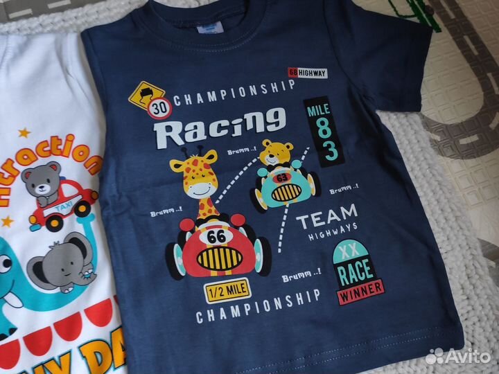 Футболки для мальчика новые рост 86, 92, 98, 104