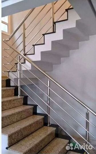 Перила из нержавеющей стали. Аргонная сварка