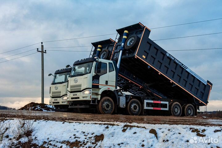 Услуги самосвала faw