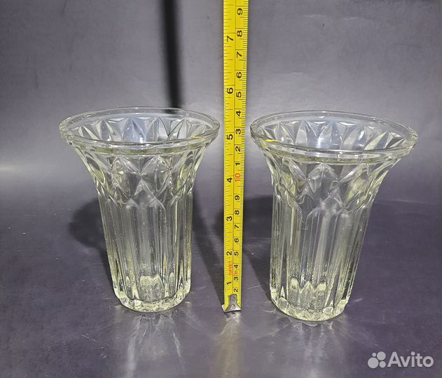 Вазочка универсальная стекло винтаж СССР