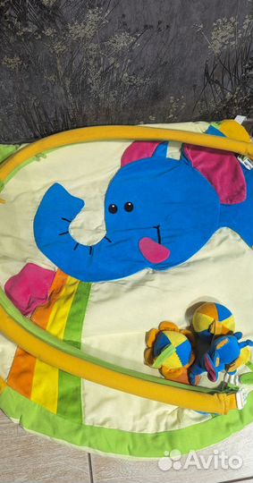 Горка + стульчик для купания + развивающий коврик