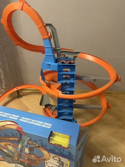 Автотрек hot wheels небесное столкновение Трасса