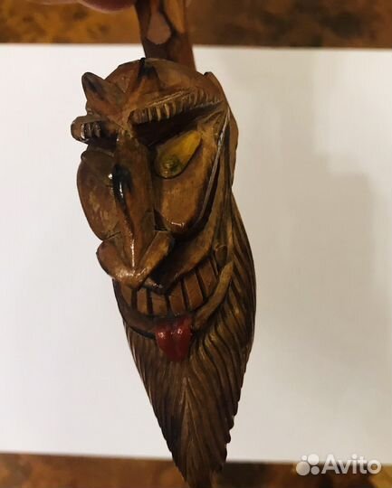 Трубка Чертик дерево ручная работа