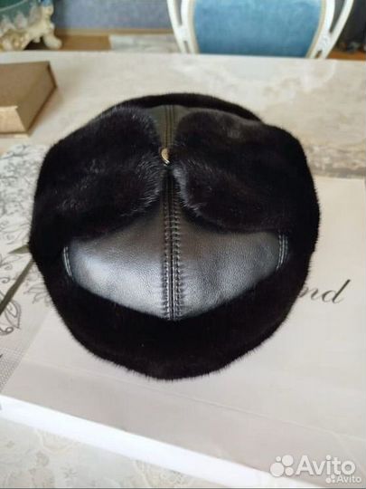 Норковая шапка мужская
