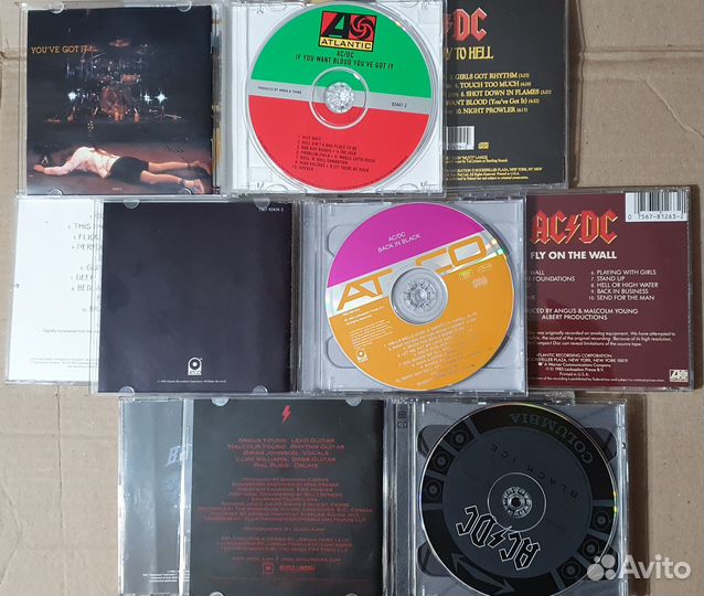 CD AC/DC & Geordie (11 дисков)