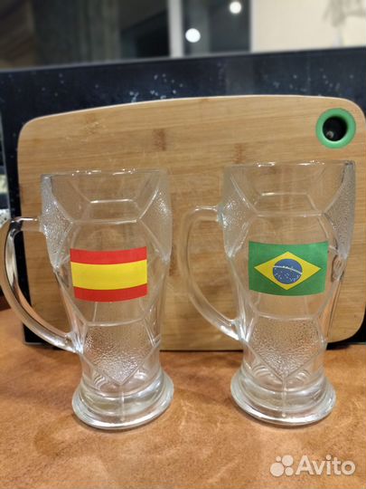 Пивная кружка с флагами чм по футболу