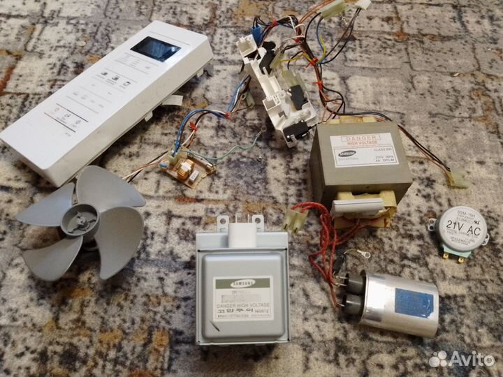 Запчасти для микроволновки samsung