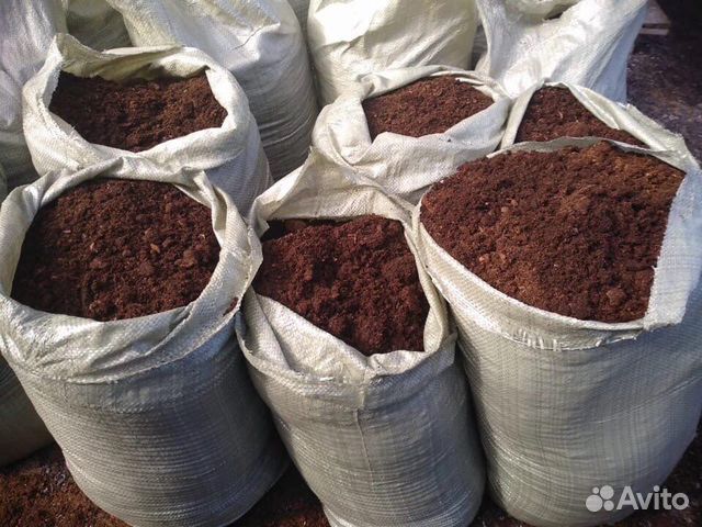 Перегной в мешках