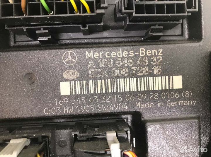 Блок комфорта Mercedes A W169 1.5 I 2006