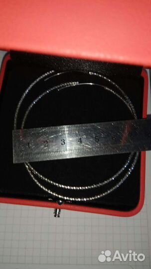 Серьги конго серебро 925