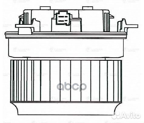 Вентилятор отопителя салона audi A6(C7) 11