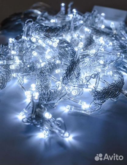 Гирлянда штора занавес