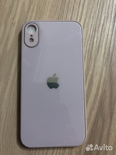 Чехол на iPhone XR стеклянный