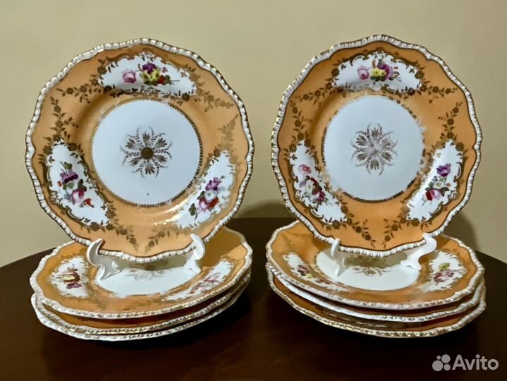 Антикварные тарелки. Davenport, Англия